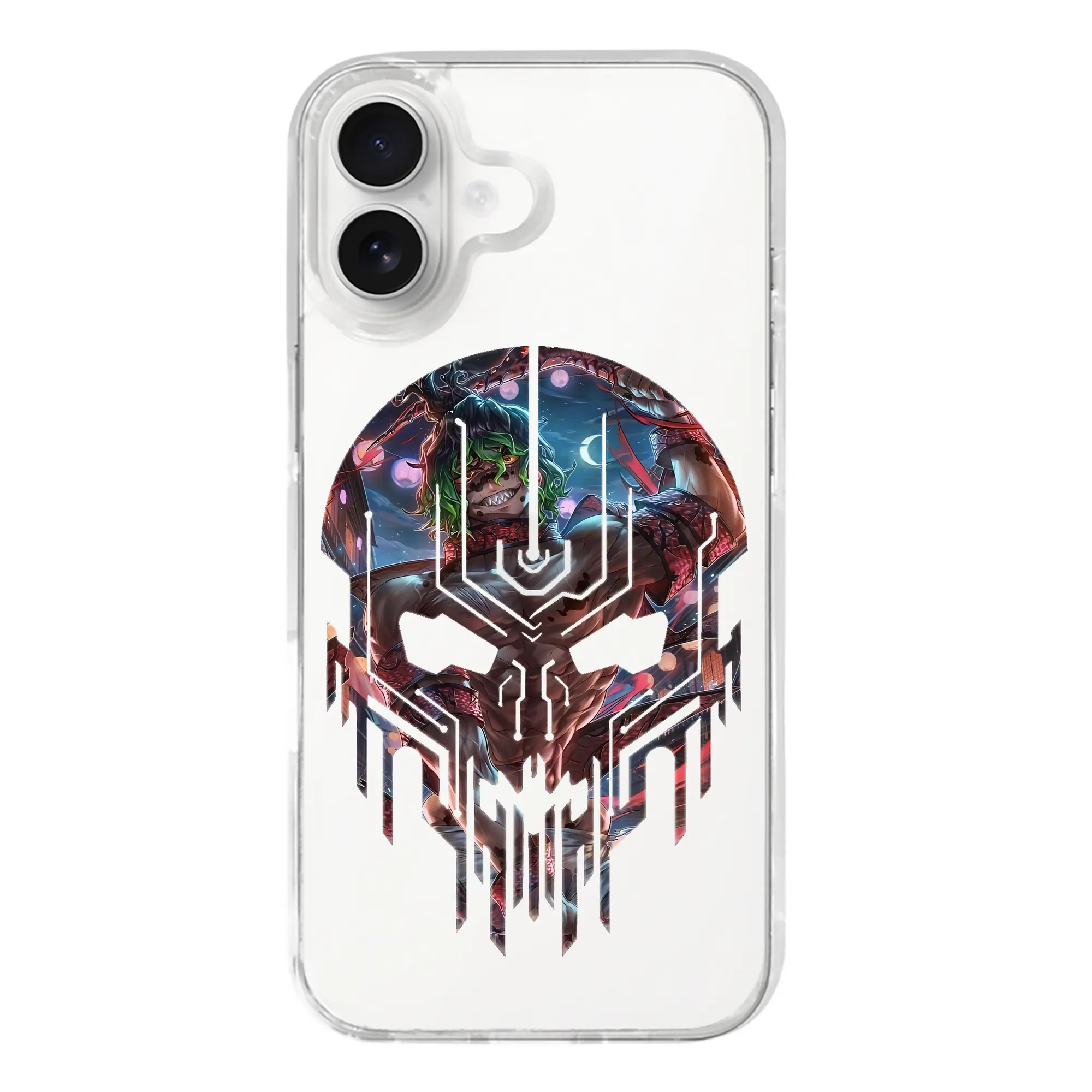 鬼滅の刃 グッズ,妓夫太郎 - iPhone 17シリーズ 透明スマホケース – 薄型・耐衝撃・精密フィット保護カバー